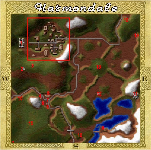 Mike's RPG Center - Might and Magic VII - Maps - Harmondale