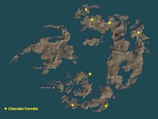 Chocobo Forest Locations